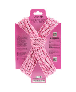 Alternative view of Ouch! Bondage Rope 10m Nylon Pink