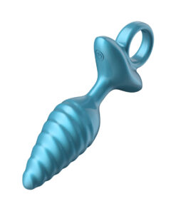 Luv Inc. Tr59: Tapered Swirl Ring Luv Plug Metallic Blue