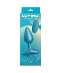 Alternative view of Luv Inc. Cr82: Cone Ring Luv Plug Metallic Blue
