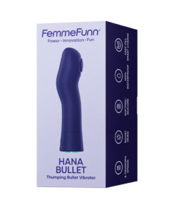 Alternative view of FemmeFunn Hana Thumping Bullet Dark Pur