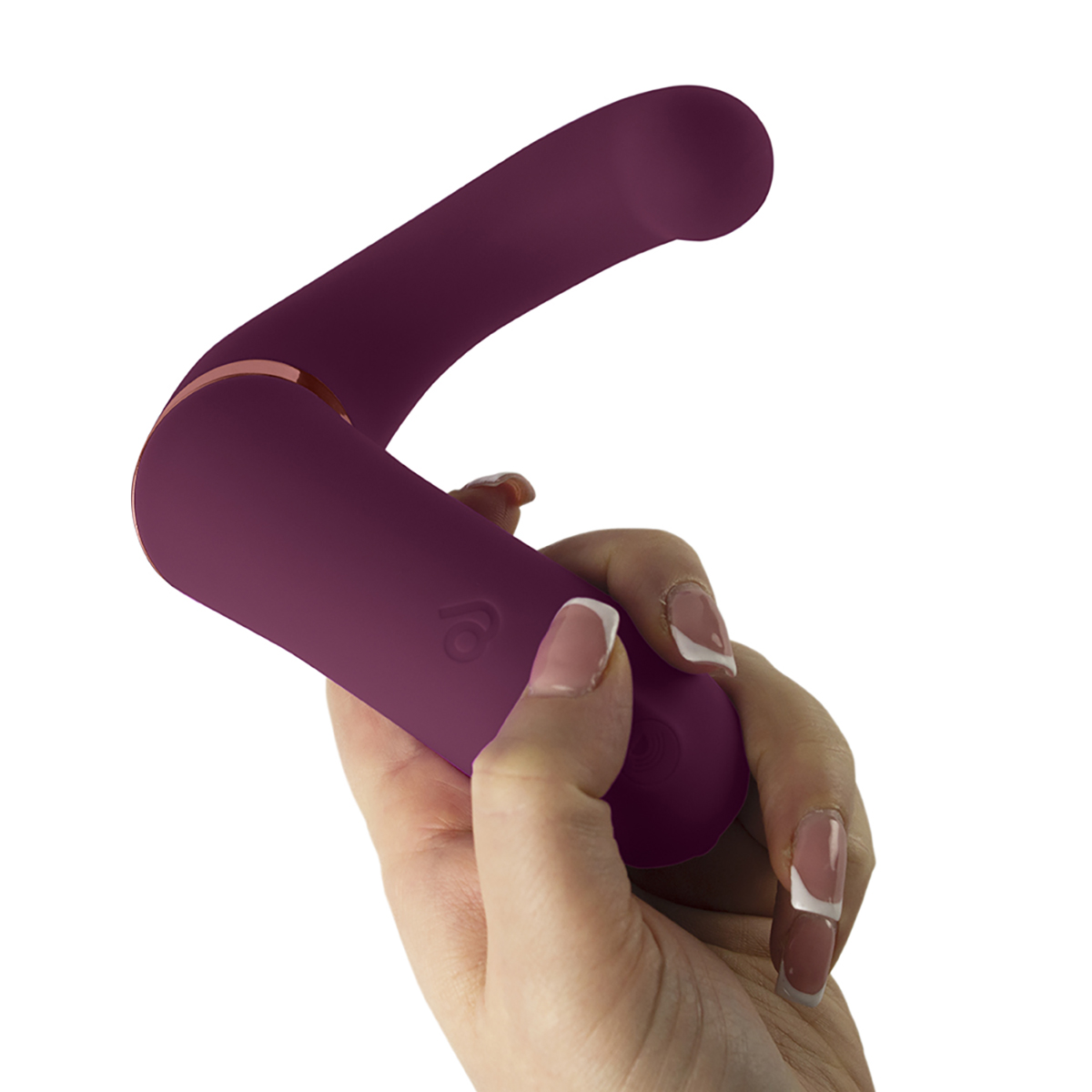 Rocks-Off Gemini Burgundy - Couples Toy Store