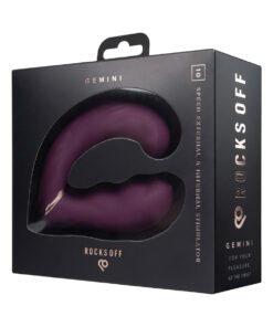 Alternative view of Rocks-Off Gemini Burgundy