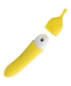Alternative view of Like a Kitten Banana Cream Air Pulse & G-Spot Vibe