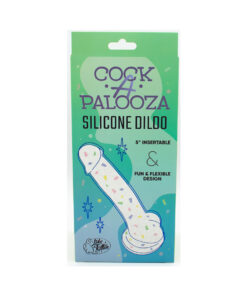 Alternative view of Like a Kitten Cock-A-Palooza Confetti Silicone Dildo