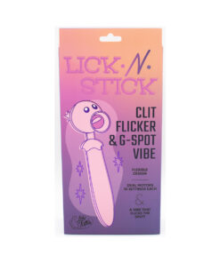 Alternative view of Like a Kitten Lick n Stick Clit Flicker & G-Spot Vibe