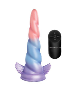 Creature Cocks Deluxe Dream Rider Vibrating Unicorn Silicone Dildo