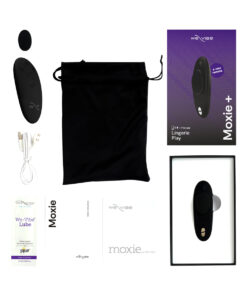 Alternative view of We-Vibe Moxie+ Wearable Clitoral Vibrator Satin Black