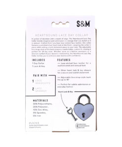 Alternative view of Sportsheets S&M Heartbound Lace Day Collar