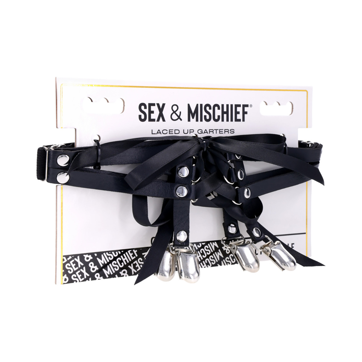 Sportsheets Sex Mischief Laced Up Garters - Image 4