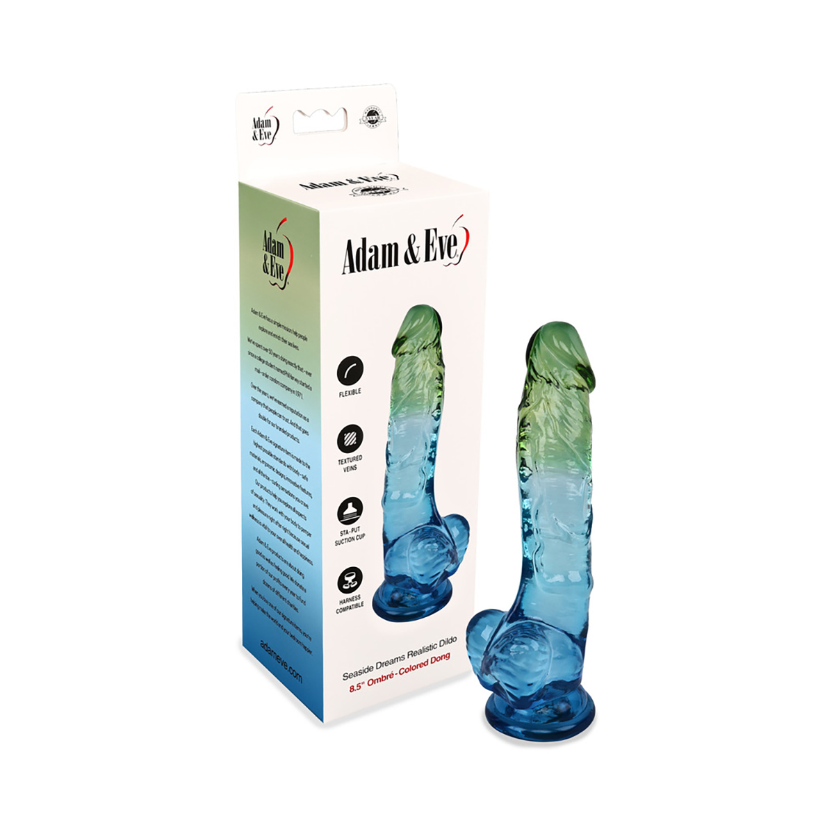 A&E Seaside Dreams Realsitic Dildo 8.5in