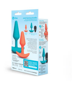 Alternative view of b-Vibe Butties Anal Training 2-Piece Set