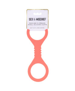 Sportsheets Sex & Mischief Peaches 'n CreaMe Small Silicone Cuffs