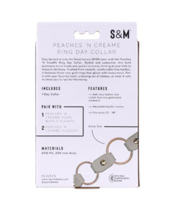 Alternative view of Sportsheets Sex & Mischief Peaches 'n CreaMe Ring Day Collar