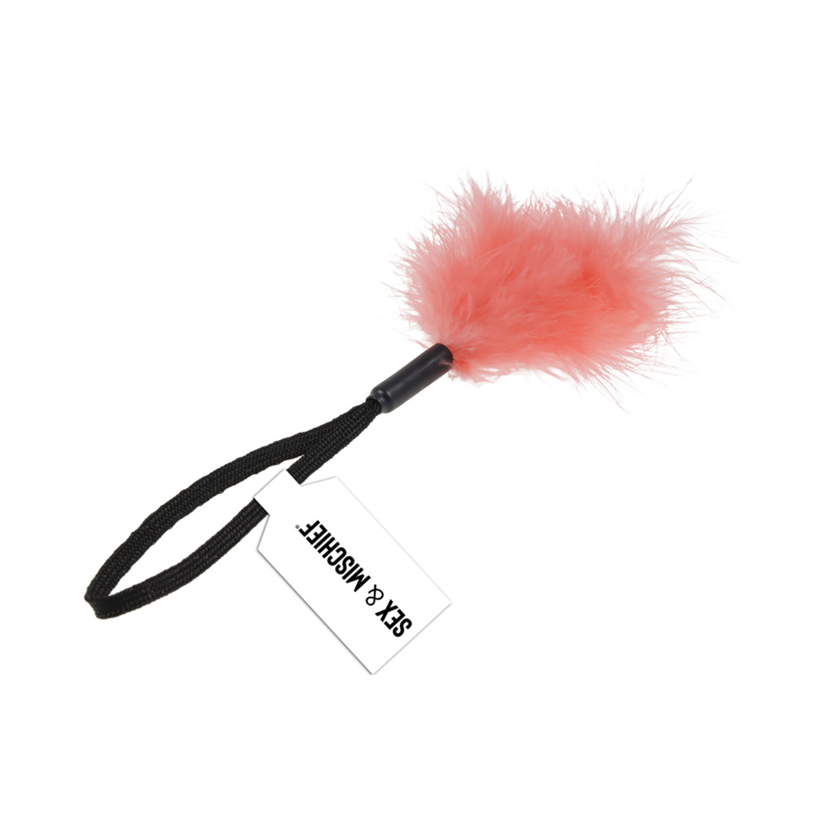 Sportsheets Sex & Mischief Peaches 'n CreaMe Wrist Feather Tickler Peach - Image 5