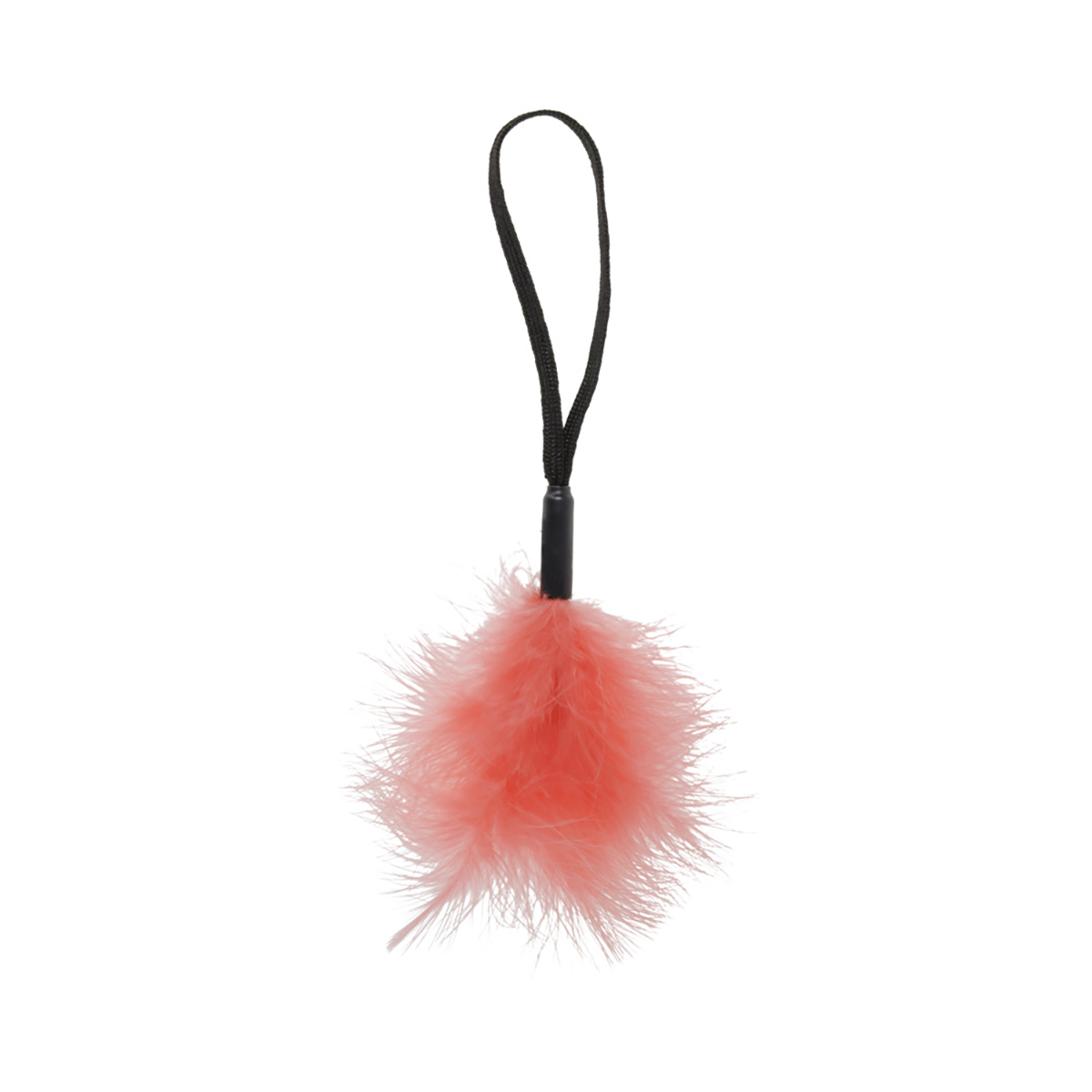 Sportsheets Sex & Mischief Peaches 'n CreaMe Wrist Feather Tickler Peach - Image 3