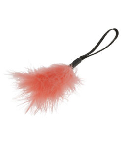 Alternative view of Sportsheets Sex & Mischief Peaches 'n CreaMe Wrist Feather Tickler Peach
