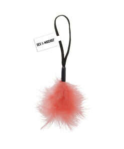 Sportsheets Sex & Mischief Peaches 'n CreaMe Wrist Feather Tickler Peach