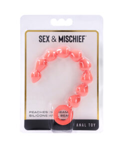 Sportsheets Sex & Mischief Peaches 'n CreaMe Silicone Anal Beads