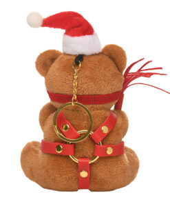 Alternative view of Master Series Holiday Bondage Bear Keychain Brown