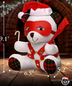 Alternative view of Master Series Holiday Bondage Bear White