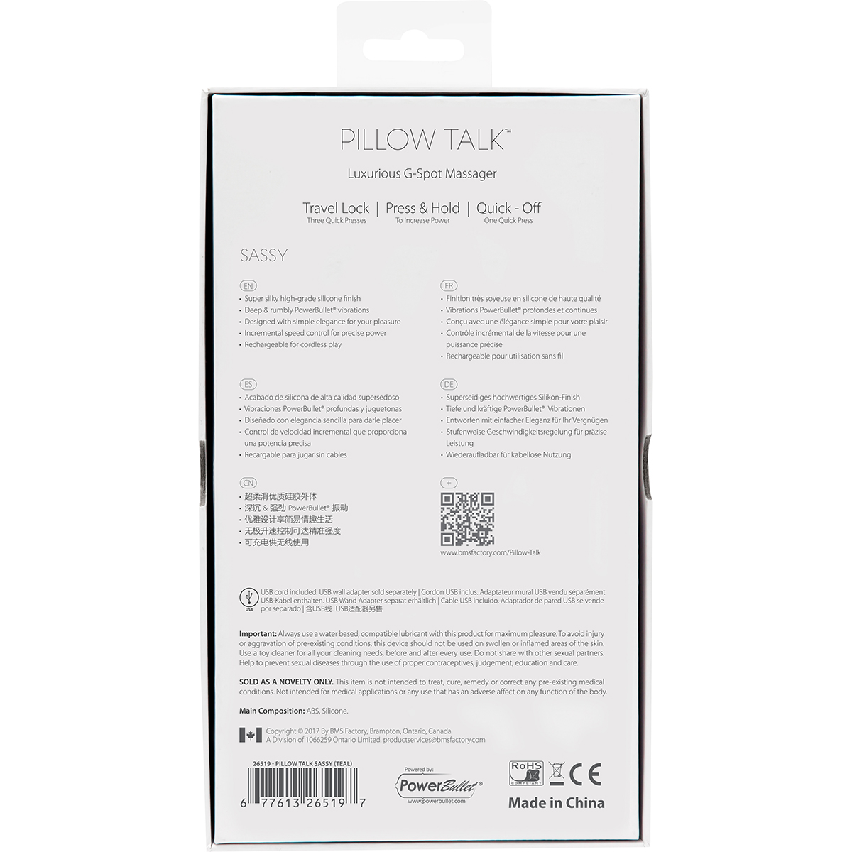 Pillow Talk Sassy G-Spot - Teal - Image 2