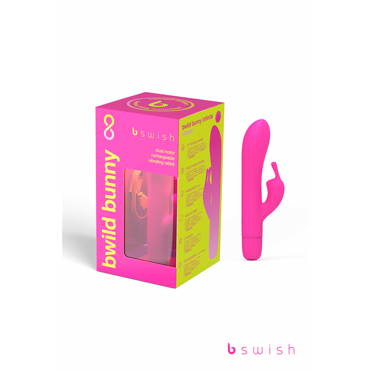 B Swish Limited Edition Bwild Infinite Bunny - Sunset Pink - Image 4