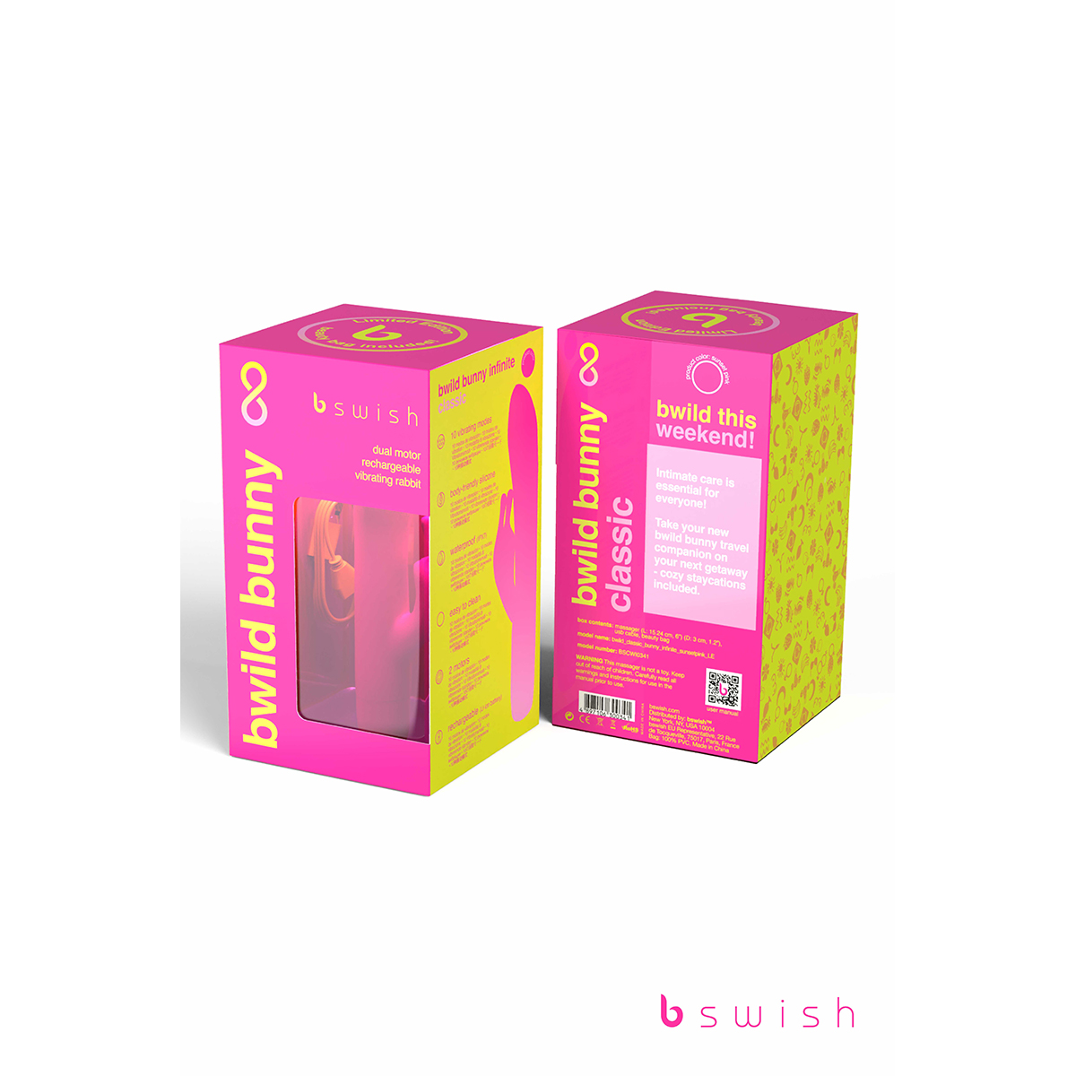 B Swish Limited Edition Bwild Infinite Bunny - Sunset Pink - Image 3