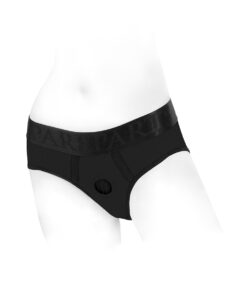 SpareParts Tomboi Harness Black/Black Nylon - Large