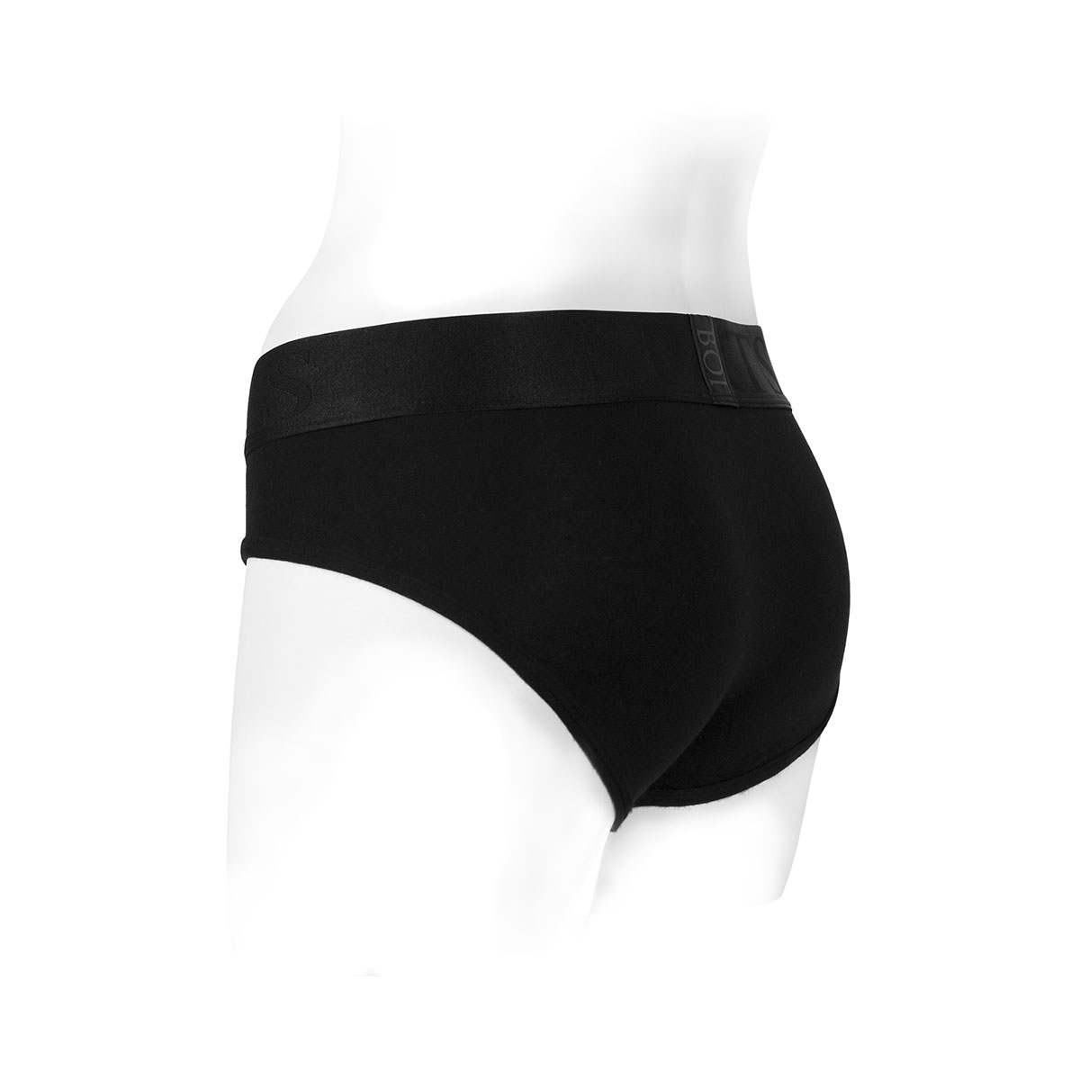 SpareParts Tomboi Rayon Brief Harness Black Size M - Image 4