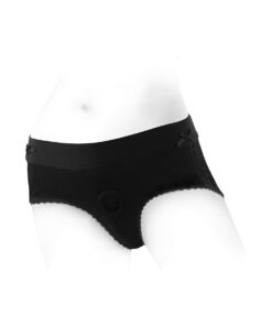SpareParts Bella Harness Black/Black Nylon - 2X