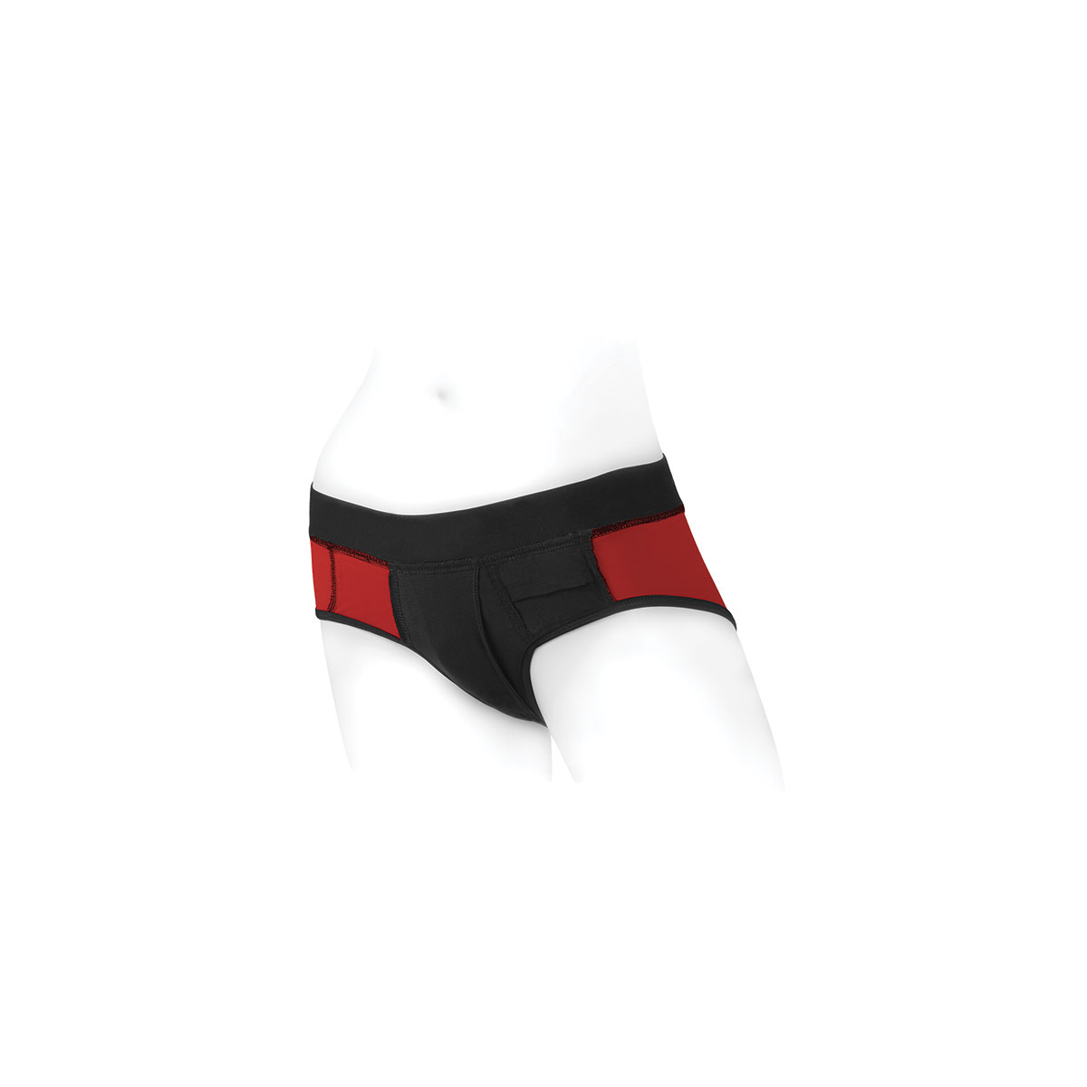 SpareParts Tomboi Harness Red/Black Nylon - XXS - Image 3
