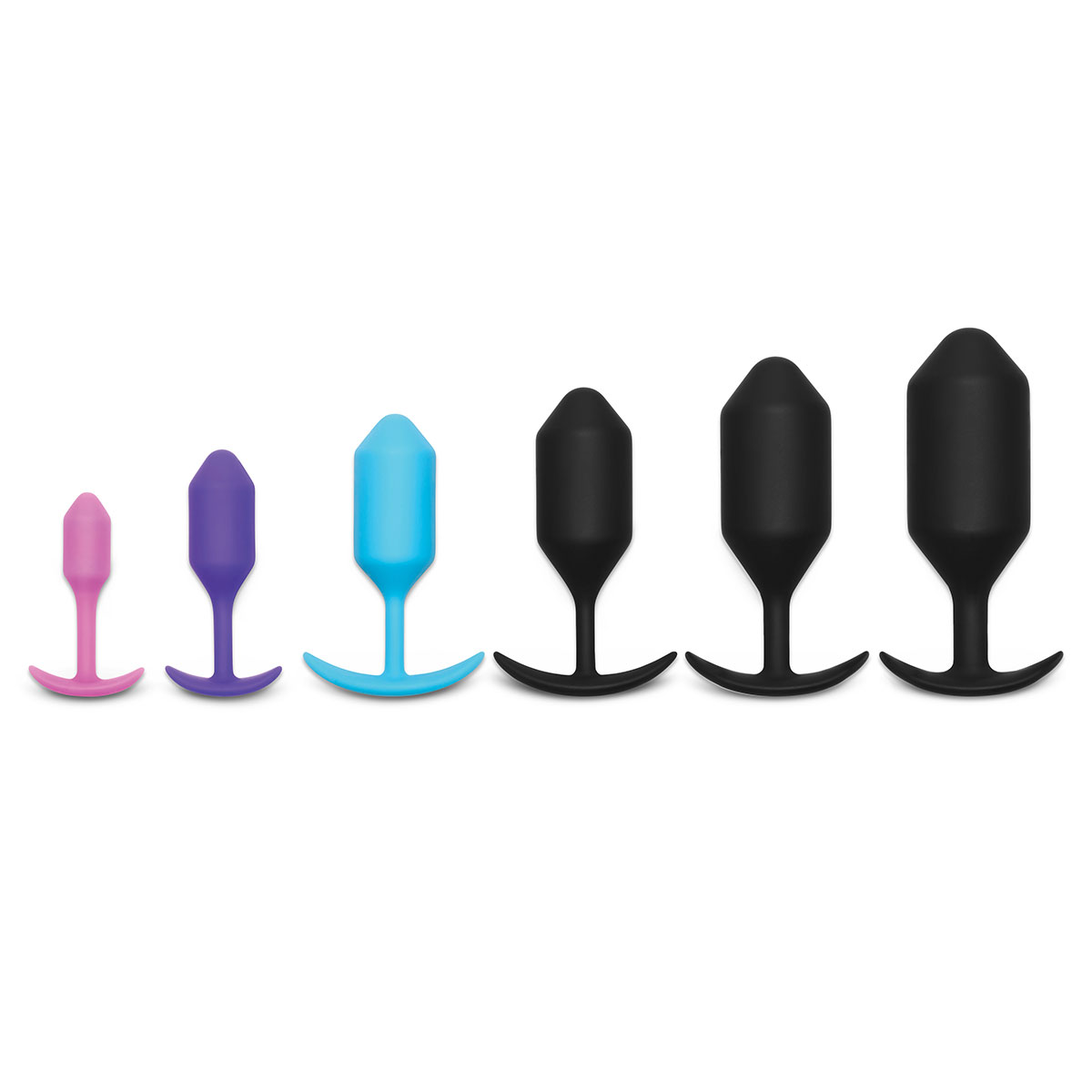 B-Vibe Snug Plug 1 (S) - Black - Image 2