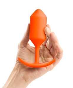 Alternative view of B-Vibe Snug Plug 3 (L) - Orange