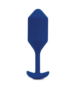 B-Vibe Vibrating Snug Plug 4 (XL) - Navy