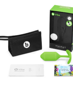 Alternative view of B-Vibe Snug Plug 3 (L) - Lime