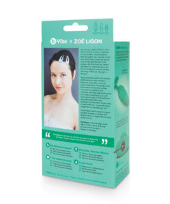 Alternative view of B-Vibe Texture Plug Twist Green (Large)