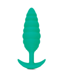 B-Vibe Texture Plug Twist Green (Large)