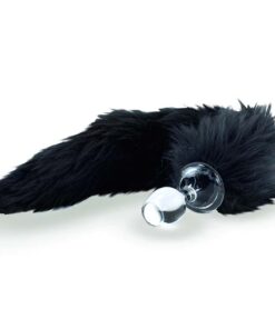 Crystal Delights Minx Tail Plug - Mongolian Black