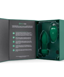 Alternative view of B-Vibe Vibrating Jewel Plug Medium/Large - Emerald