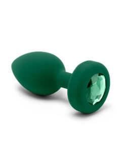 B-Vibe Vibrating Jewel Plug Medium/Large - Emerald
