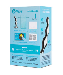 Alternative view of B-Vibe Stainless Steel Anal Beads