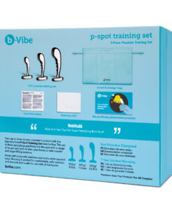 Alternative view of B-Vibe Stainless Steel P-Spot Training Set