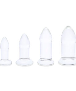 B-Vibe Glass Anal Dilators Set