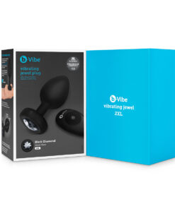 Alternative view of B-Vibe Vibrating Jewel Plug 2XL - Black
