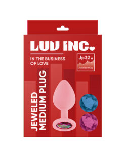 Luv Inc Jeweled Plug Medium - Light Pink