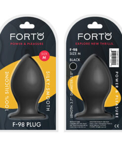 Alternative view of FORTO F-98 Medium Cone Plug - Black