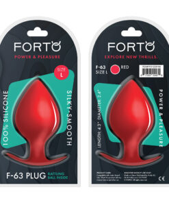 Alternative view of FORTO F-63 Rattler Plug Large - Red