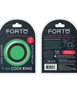 Alternative view of FORTO F-64 C-Ring Small - Black