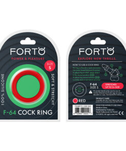Alternative view of FORTO F-64 C-Ring Small - Red