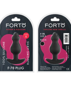 Alternative view of FORTO F-78 Pointee Plug Black Small